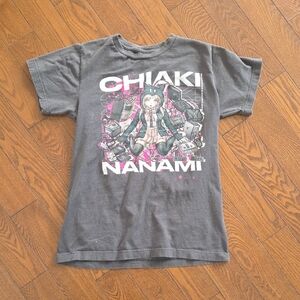 Good Smile Company Gray Chiaki Nanami Graphic Short Sleeve Shirt Size S